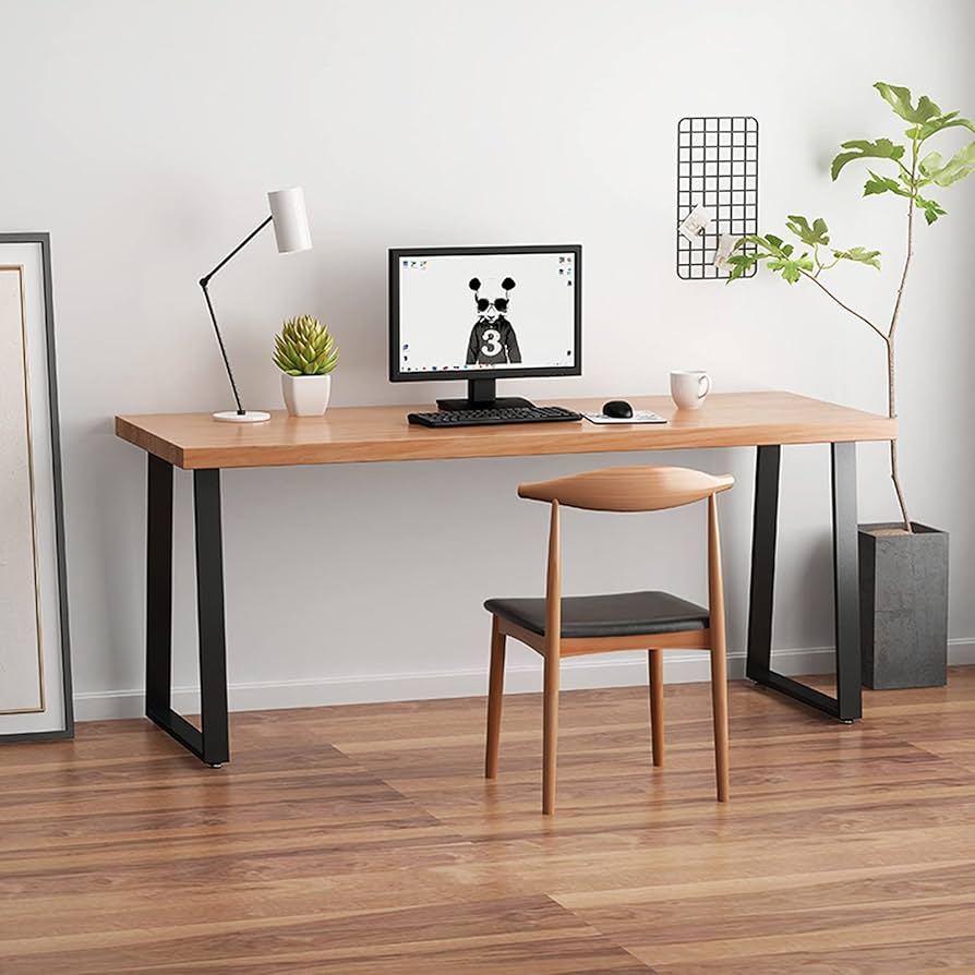 事務机・学習机 Pine side Table Desk Tribesigns Height Adjustable Desk Mobile Side Table with